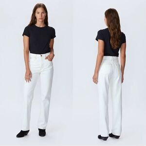 SLVRLAKE Denim LONDON Jeans in NATURAL WHITE